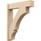 Ekena Millwork 7 1/2-in W x 32-in D x 40-in H Balboa Block Rough Cedar Woodgrain TimberThane Outlooker, Primed Tan OUTUR075X32X40BOA44RCPR - alternate 1